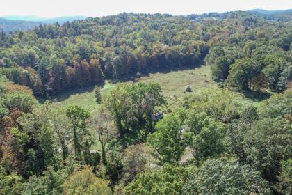 Aerial view of land