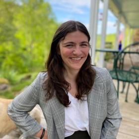 a photo of Lauren smiling at the camera